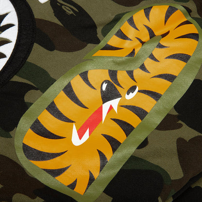 1st Camo Shark Full Zip Hoodie - Green