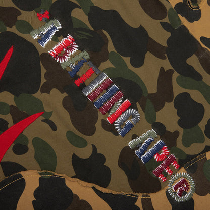 1st Camo Upcycled Relaxed Fit Full Zip Hoodie - Multi