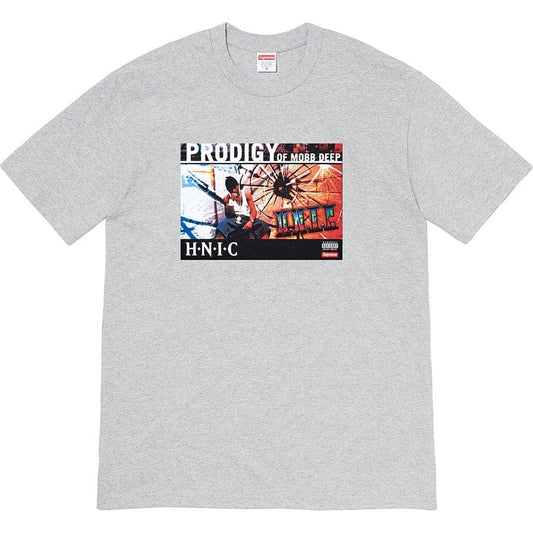 SUPREME HNIC TEE SHIRT HEATHER GREY