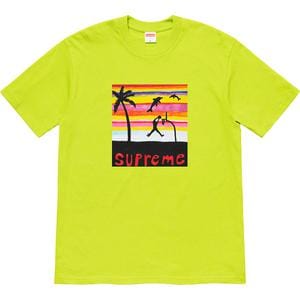 SUPREME DUNK TEE BRIGHT GREEN