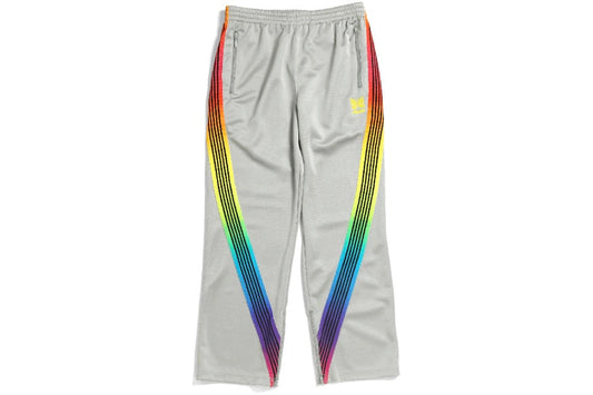 NEEDLES X AWGE ZIPPED TRACK PANTS GREY