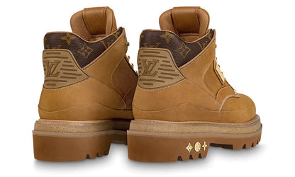 LOUIS VUITTON X NBA OBERKAMPF ANKLE BOOTS BEIGE