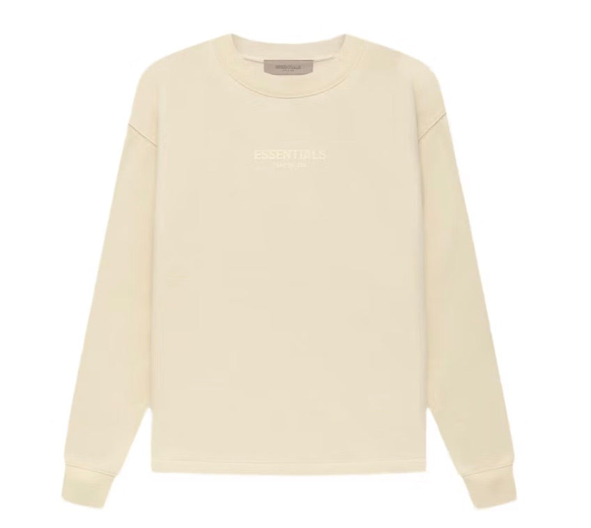 ESSENTIALS FOG RELAXED EGG SHELL CREWNECK