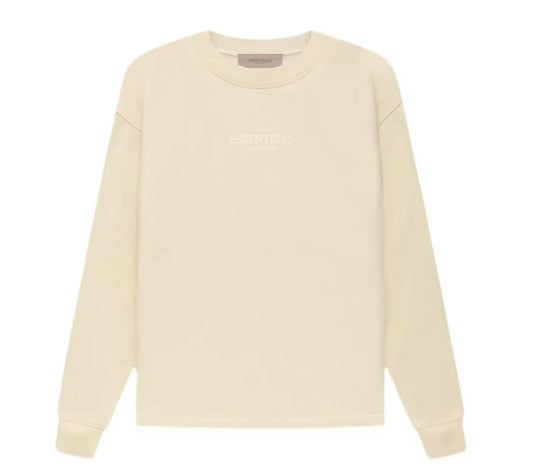 ESSENTIALS FOG RELAXED EGG SHELL CREWNECK