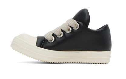 RICK OWENS  LOW JUMBO LACE BLACK