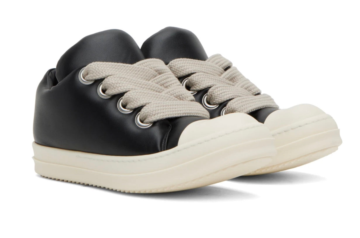 RICK OWENS  LOW JUMBO LACE BLACK