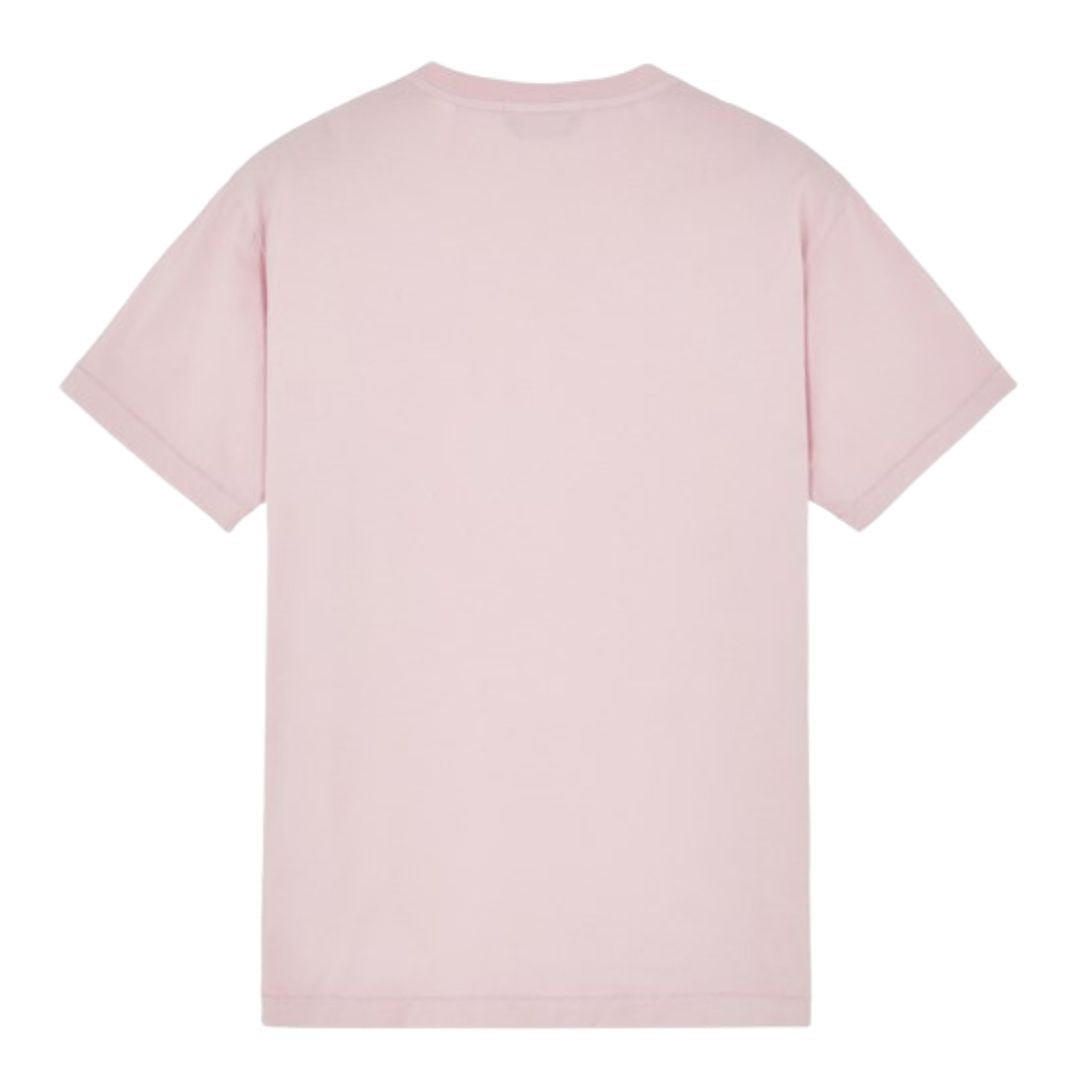 STONE ISLAND SMALL LOGO T-SHIRT PINK