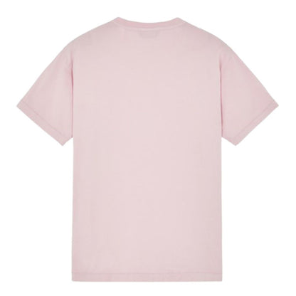STONE ISLAND SMALL LOGO T-SHIRT PINK