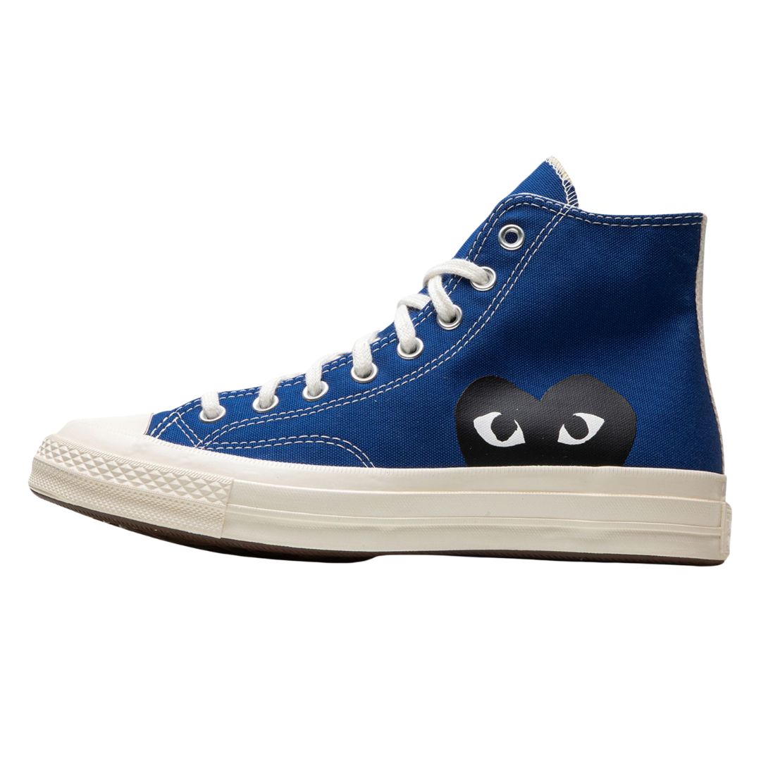 COMME DES GARÇONS PLAY CONVERSE CHUCK TAYLOR SINGLE HEART BLUE