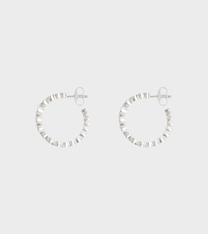 Ottilia Hoops Silver