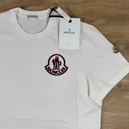 Moncler 3D Logo T-Shirt T-Shirt in White