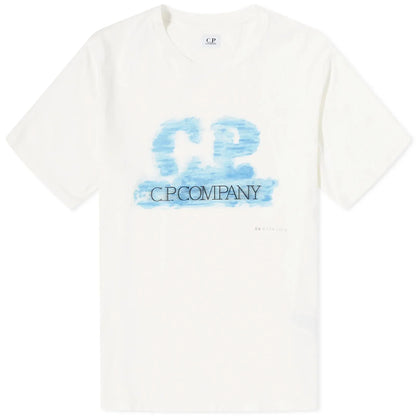 CP Company White Logo T-Shirt