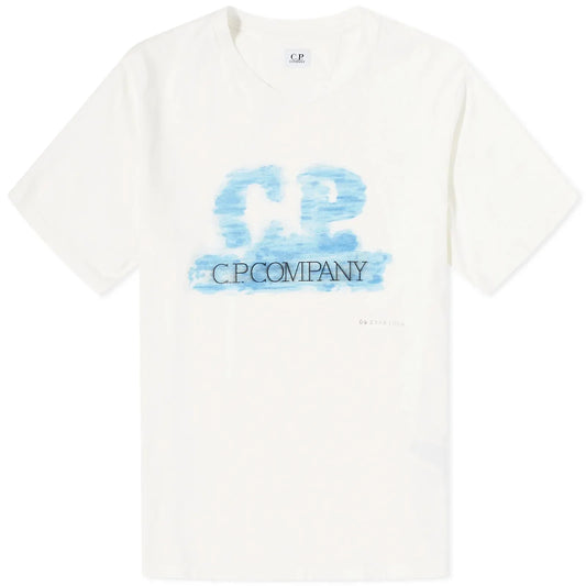 CP Company White Logo T-Shirt