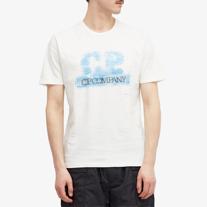 CP Company White Logo T-Shirt