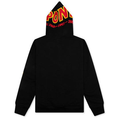 2nd Shark Full Zip Hoodie - Black
