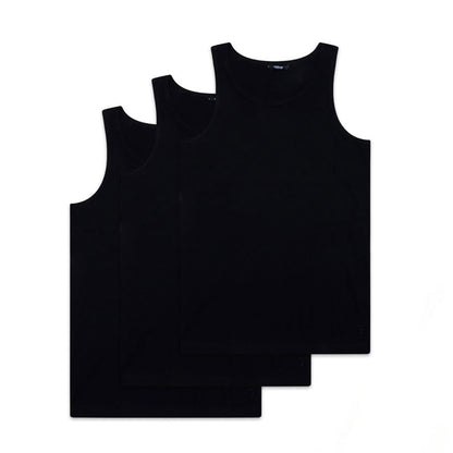 Vincent Tank Top 3-Pack - Black