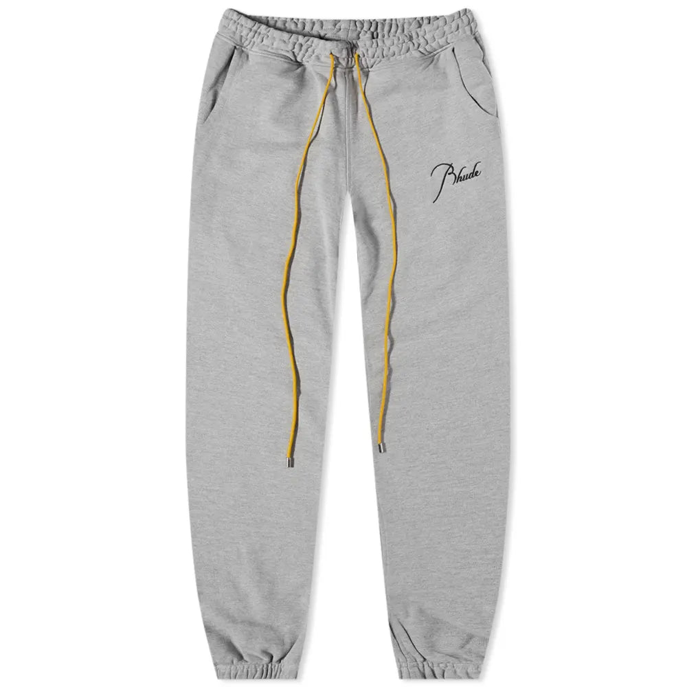 Rhude Grey Cuffed Sweatpants