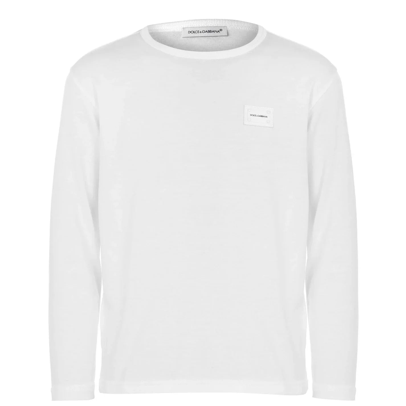 Kids Dolce & Gabbana L/S Plate T Shirt
