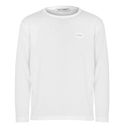 Kids Dolce & Gabbana L/S Plate T Shirt
