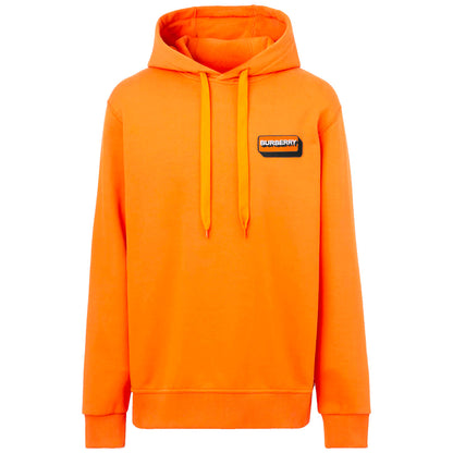 Burberry Logo Embroidered Drawstring Hoodie