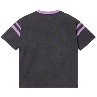VALE FOREVER PURPLE RAYS BLING T-SHIRT WASHED BLACK