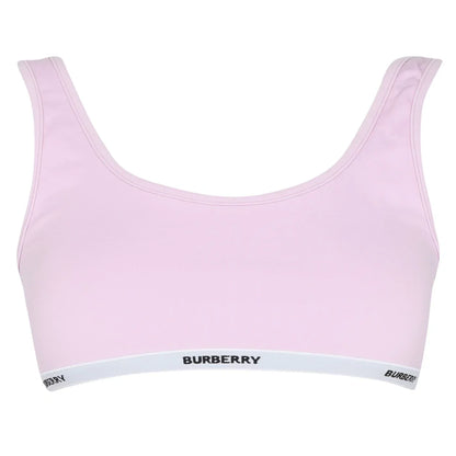 Womens Burberry Pink Logo Bikini