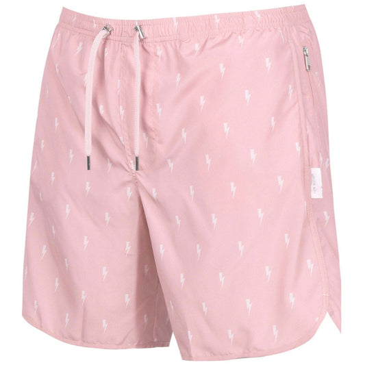 Neil Barrett All-Over Thunderbolt Swim Shorts