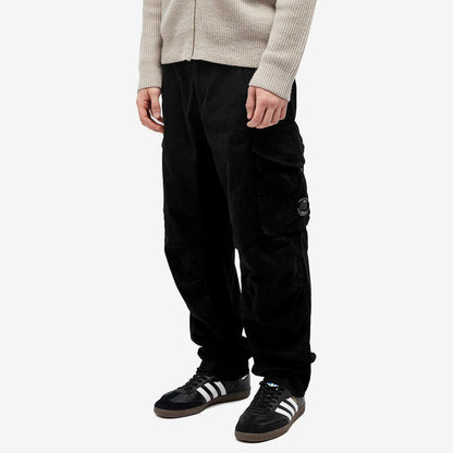 CP Company Black Lens Cargo Pants