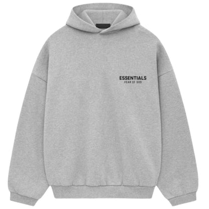 ESSENTIALS FOG HOODIE LIGHT HEATHER GREY FW24