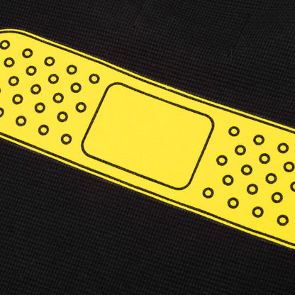 39 Waffle Tee - Black/Yellow