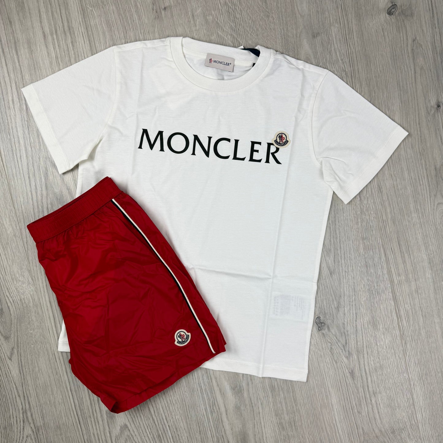Moncler Junior Holiday Set - White/Red