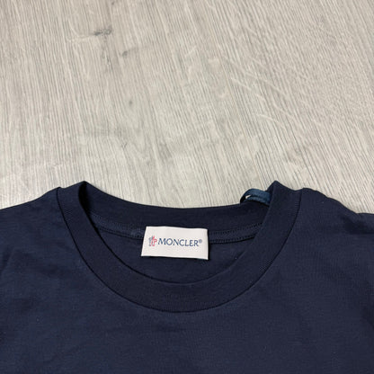 Moncler Junior Embossed T-Shirt - Navy