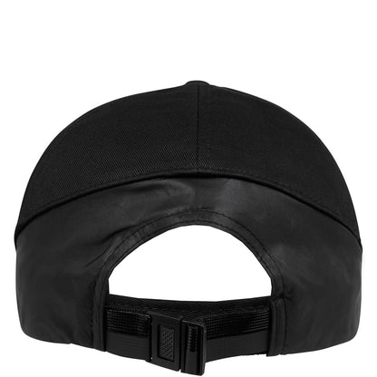 Moncler Black Tonal Logo Cap