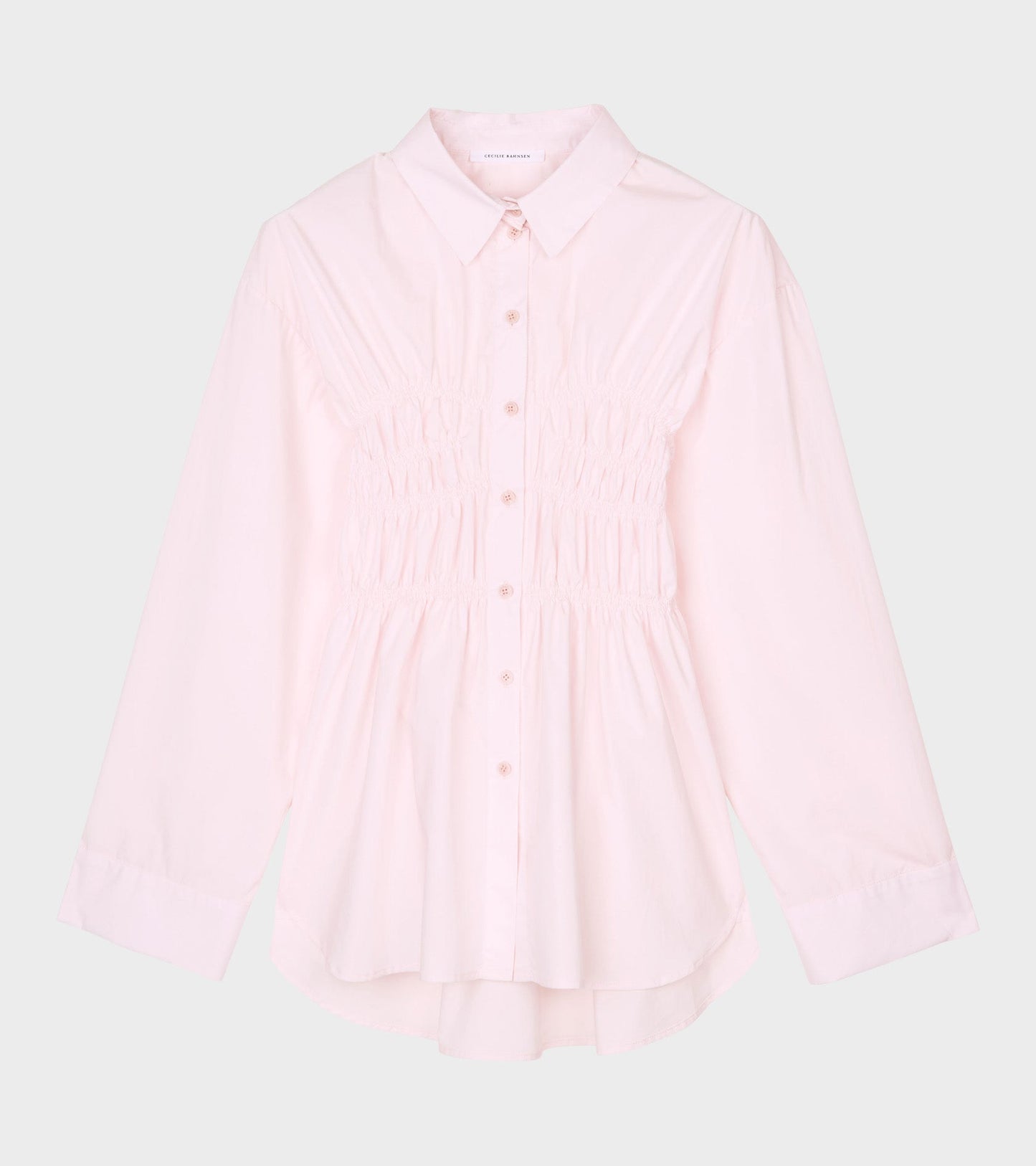 Braxton Cotton Shirt Blush Pink
