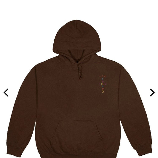 TRAVIS SCOTT X MCDONALD'S CACTUS PACK STICKER HOODIE BROWN