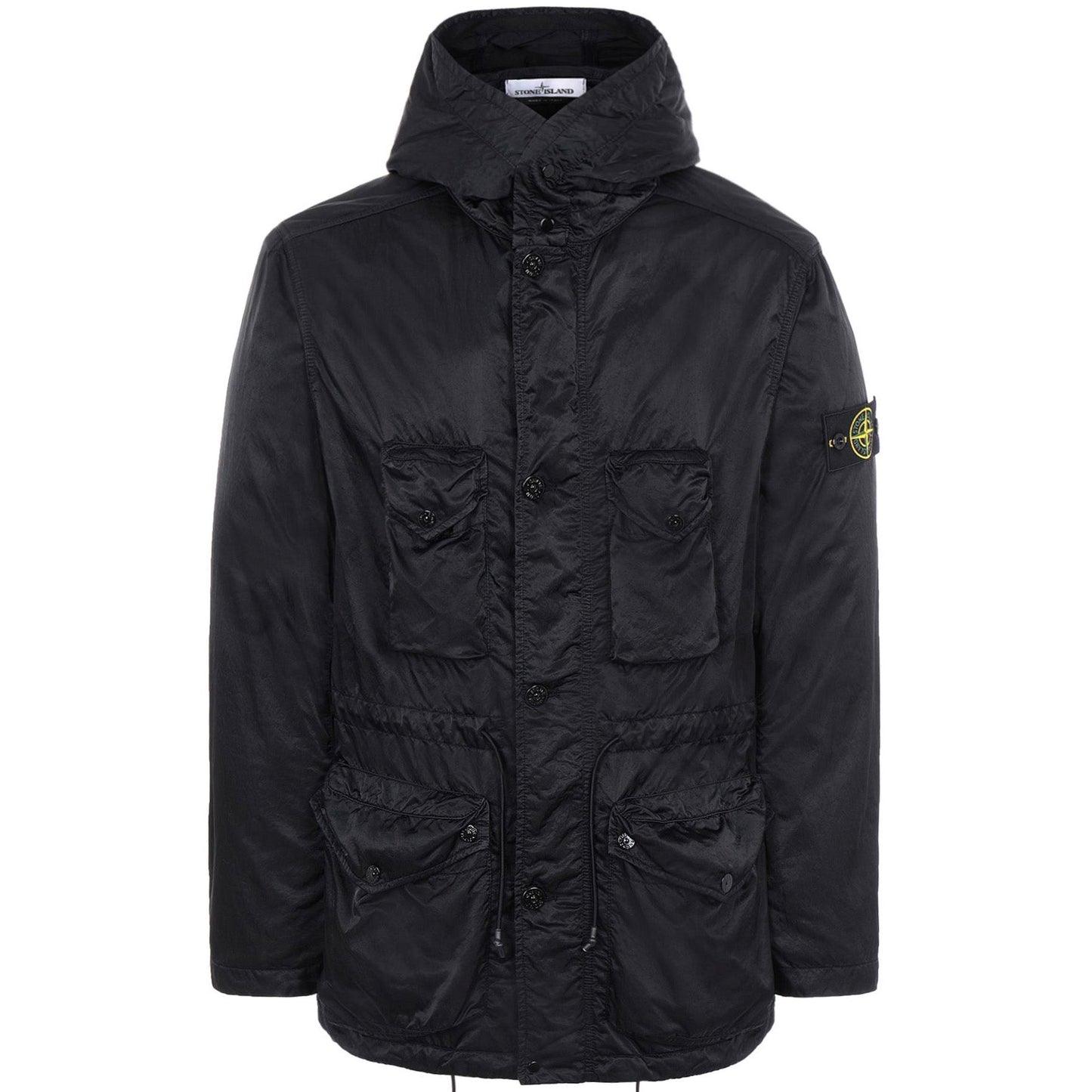Stone Island Black Nylon Raso TC