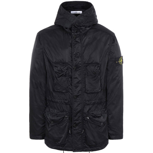 Stone Island Black Nylon Raso TC
