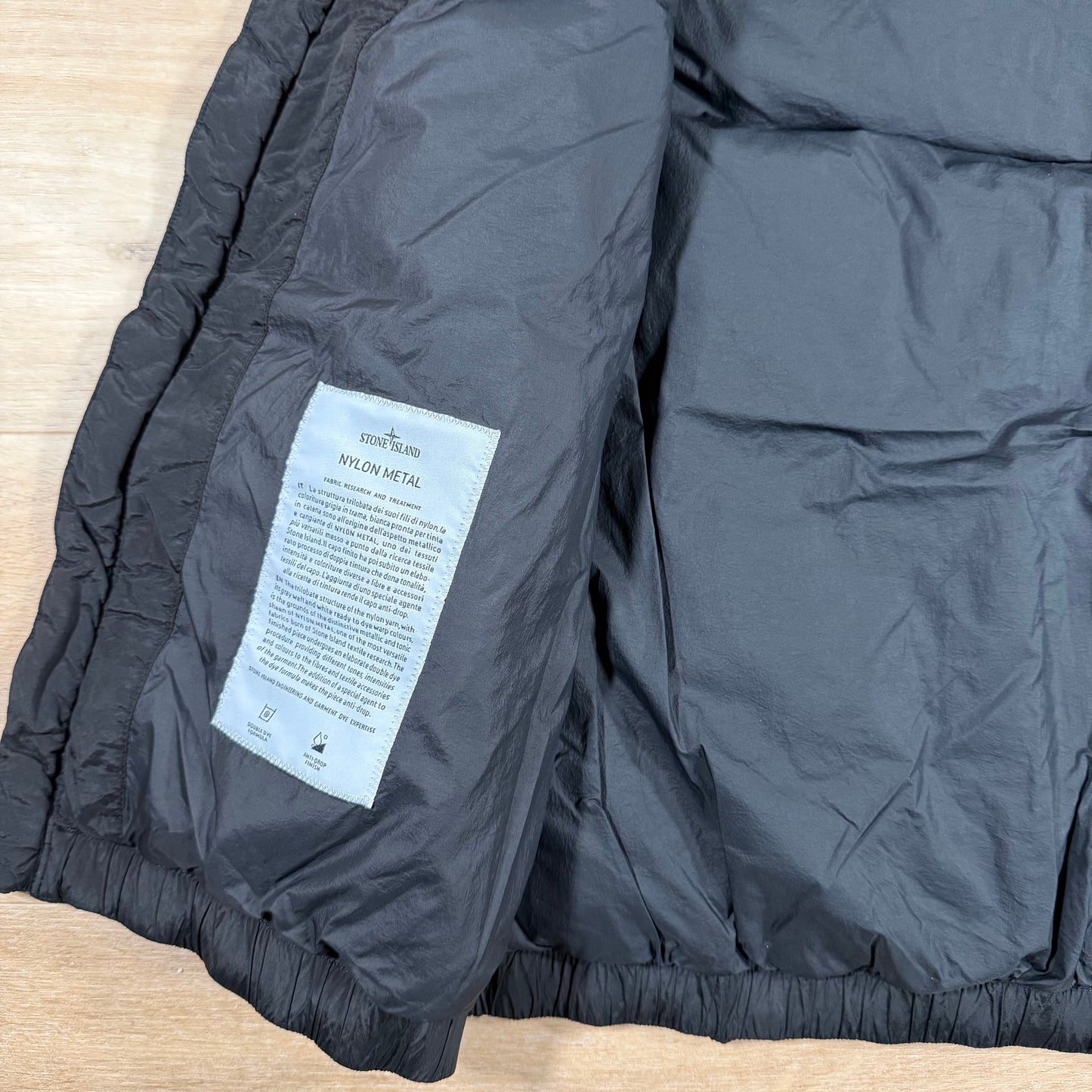 Stone Island Nylon Metal Down Vest in Black