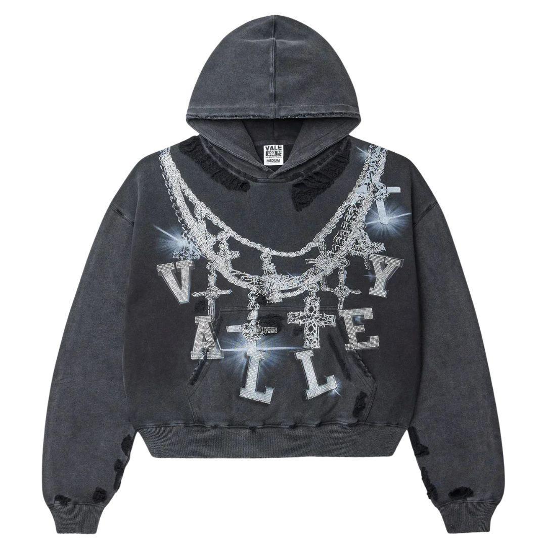 VALE FOREVER BIG CHAIN HOODIE BLACK