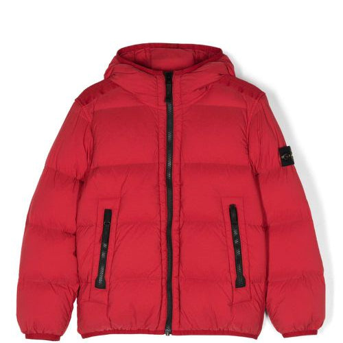 Stone Island Junior Crinkle Reps Down Jacket