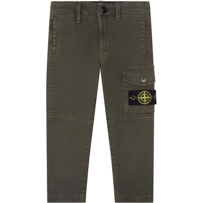 Stone Island Junior Khaki Cargos