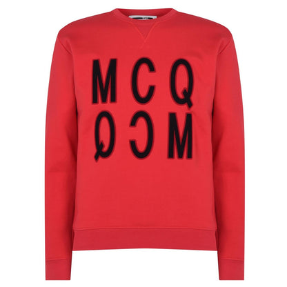 MCQ Alexander McQueen Velvet Logo Sweatshirt