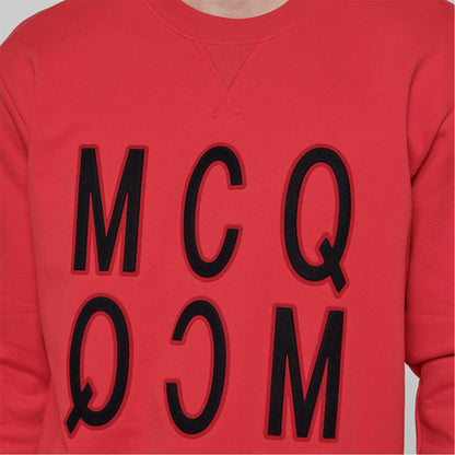 MCQ Alexander McQueen Velvet Logo Sweatshirt