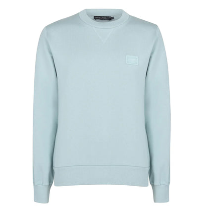 Dolce & Gabbana Blue Plaque Sweatshirt