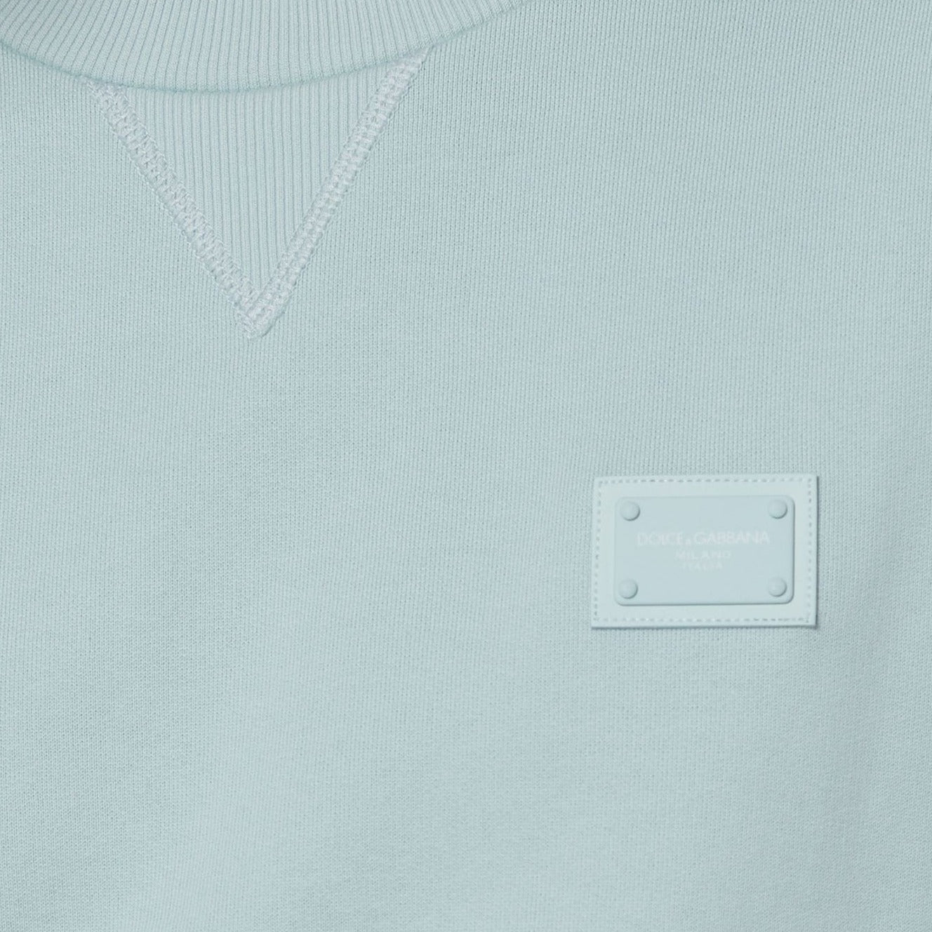 Dolce & Gabbana Blue Plaque Sweatshirt