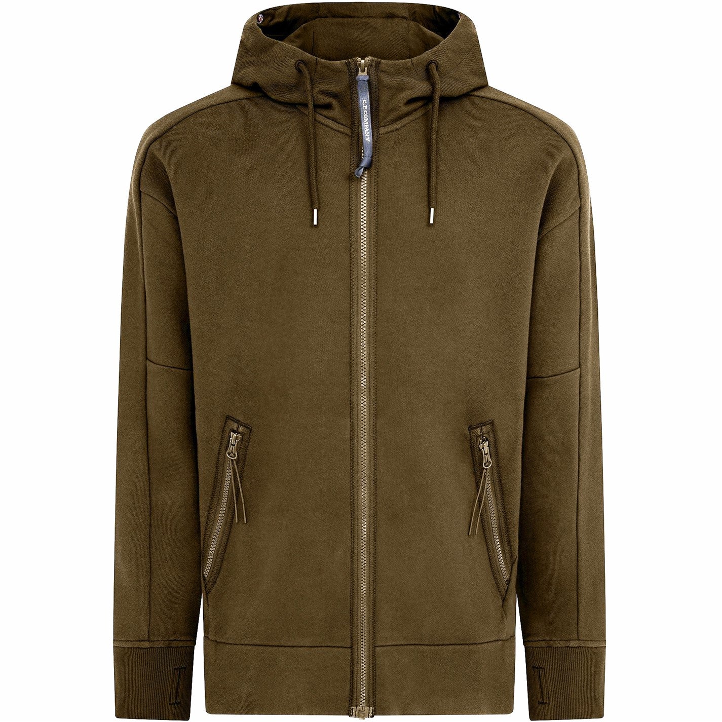 CP Company Khaki Goggle Hoodie
