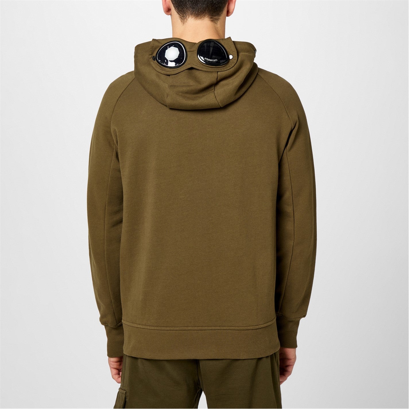 CP Company Khaki Goggle Hoodie