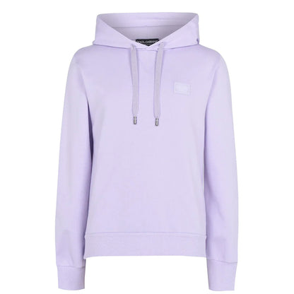 Dolce & Gabbana Lilac Plaque Hoodie