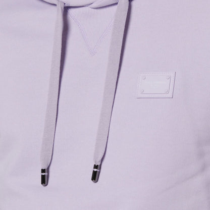 Dolce & Gabbana Lilac Plaque Hoodie
