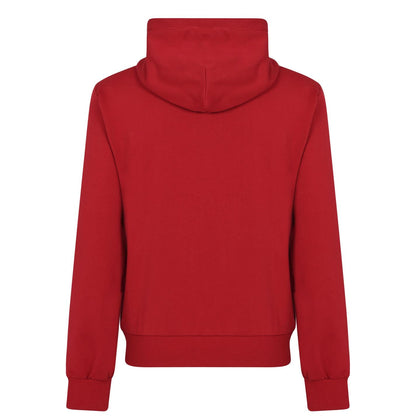 Dolce & Gabbana Red Plaque Hoodie